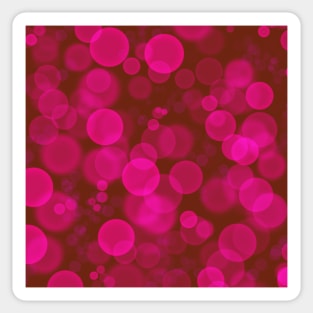 Magenta bokeh Sticker